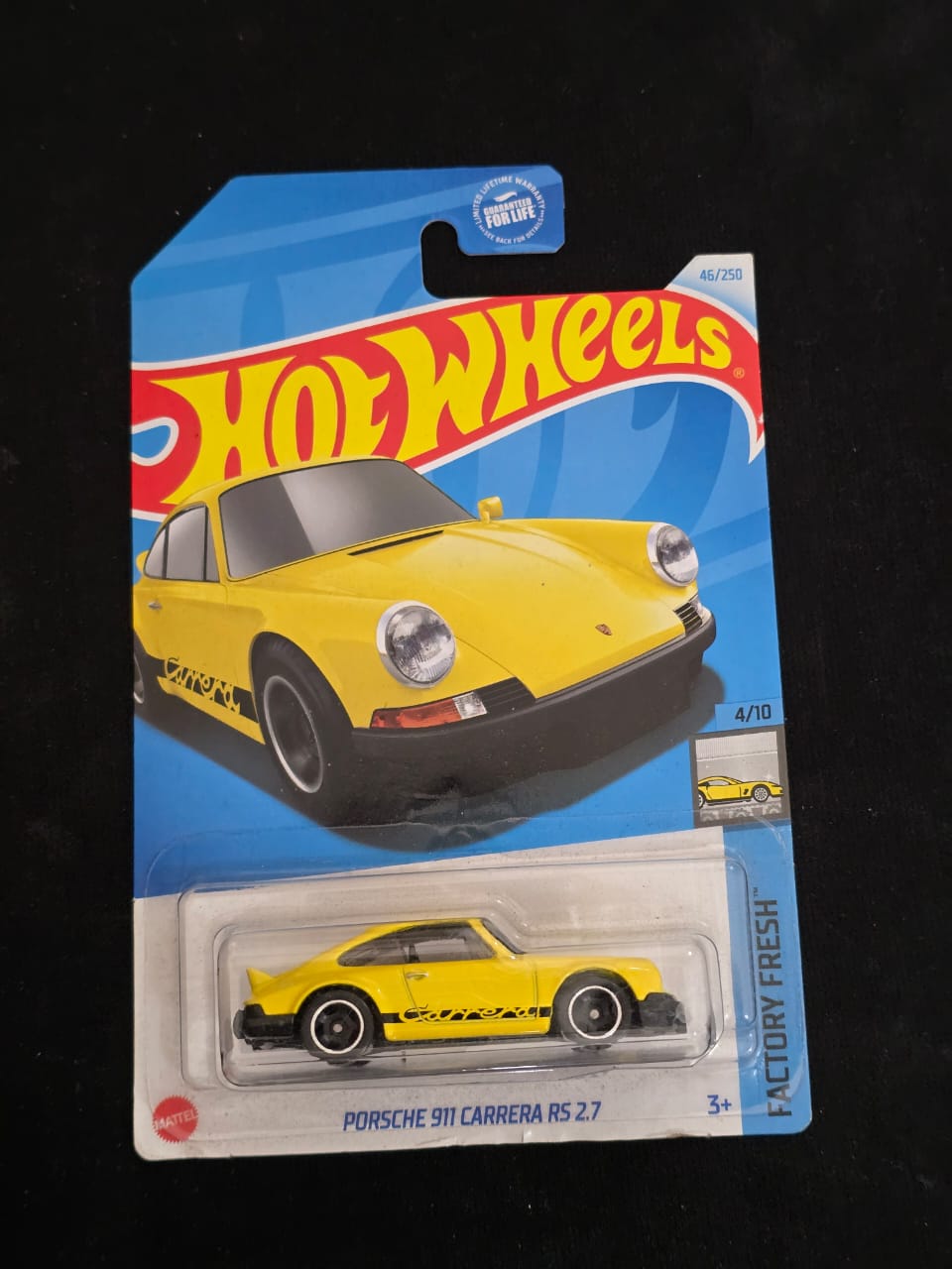 PORSCHE 911 CARRERA RS 2.7 US IMPORTED YELLOW
